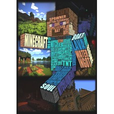 34282MCZ foaie de zahar Minecraft 29x20cm